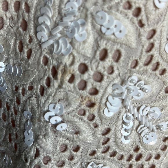 French Connection beaded and embroidered short sleeve dress - Picture 5 of 5